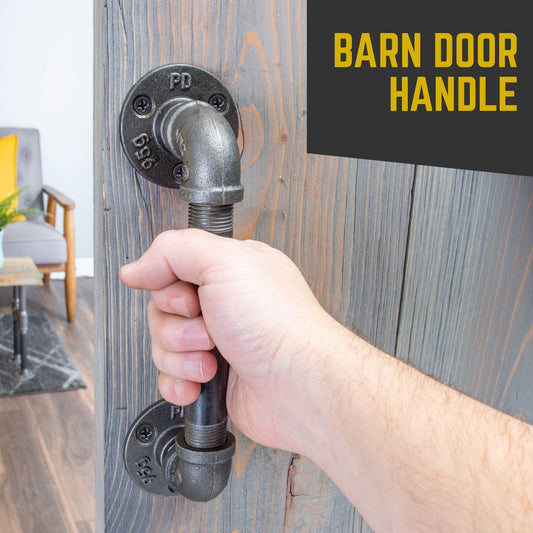1/2 in. Barn Door Handle - Mini Flange - 9.875 L