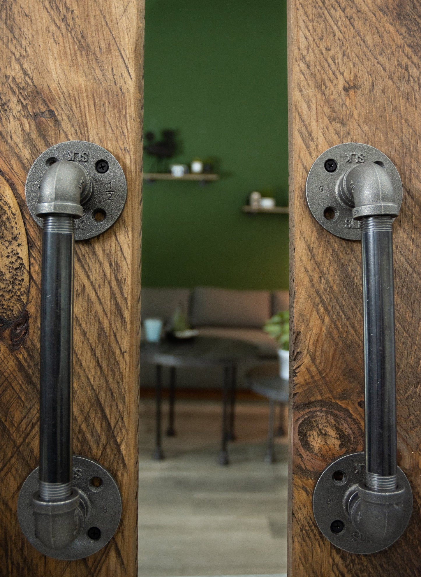 1/2 in. x 8 in. Barn Door Handle - 12.5 in. L