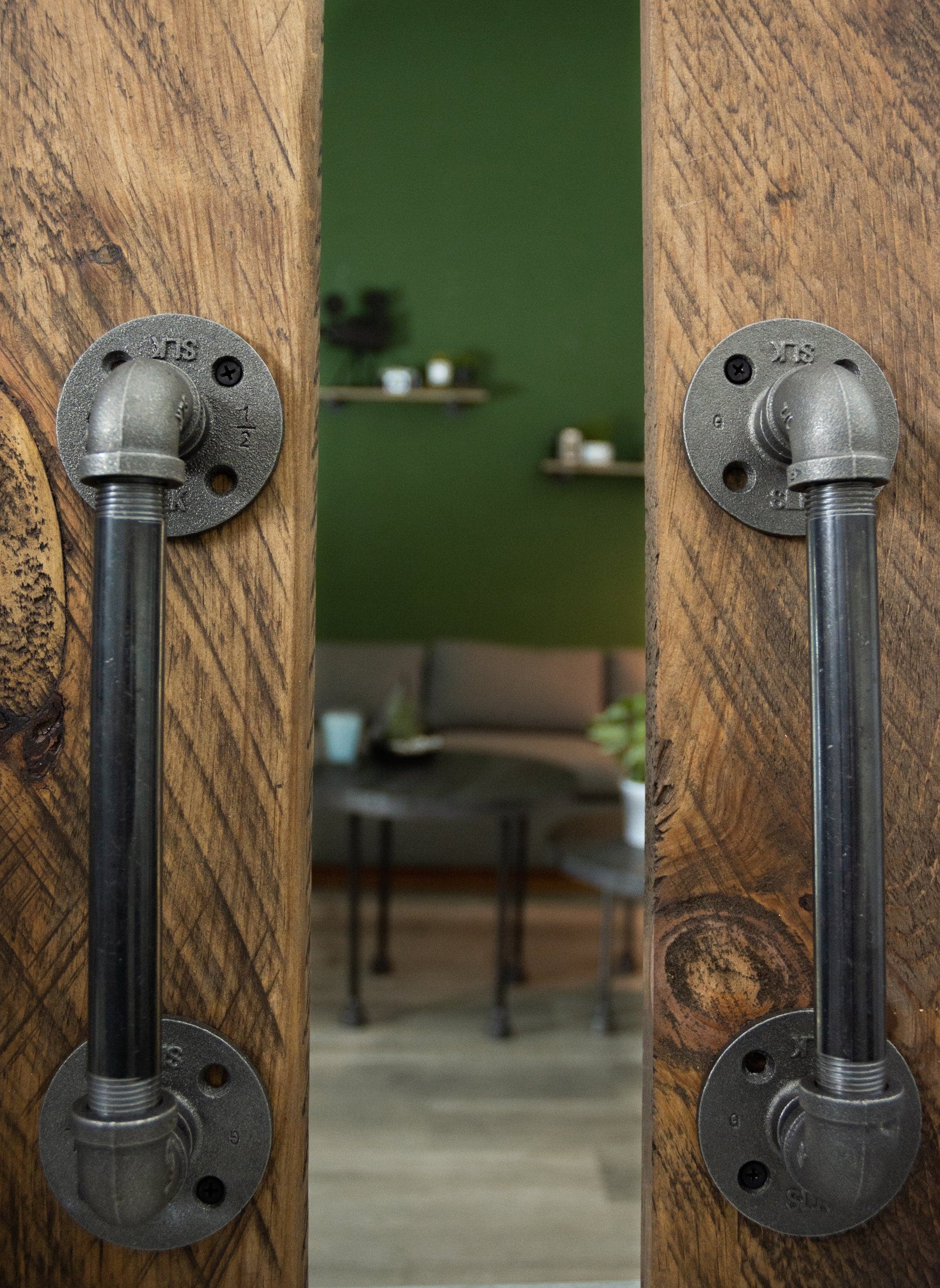 1/2 in. x 8 in. Barn Door Handle - 12.5 in. L