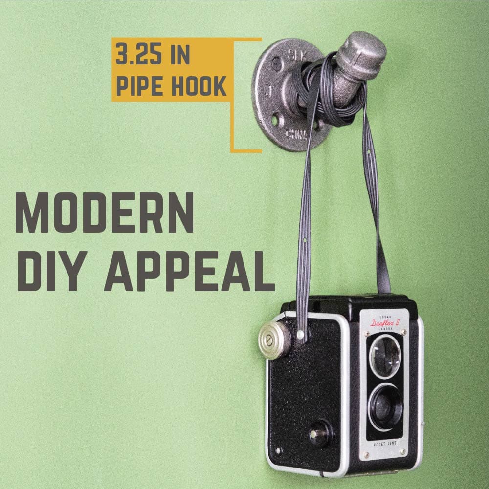 Wall Hook 4 Pack By PIPE DECOR