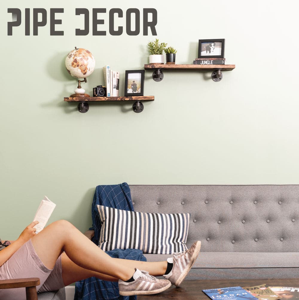 1/2 in. x 4 in. Double Flange Shelf Bracket, 4 Pack