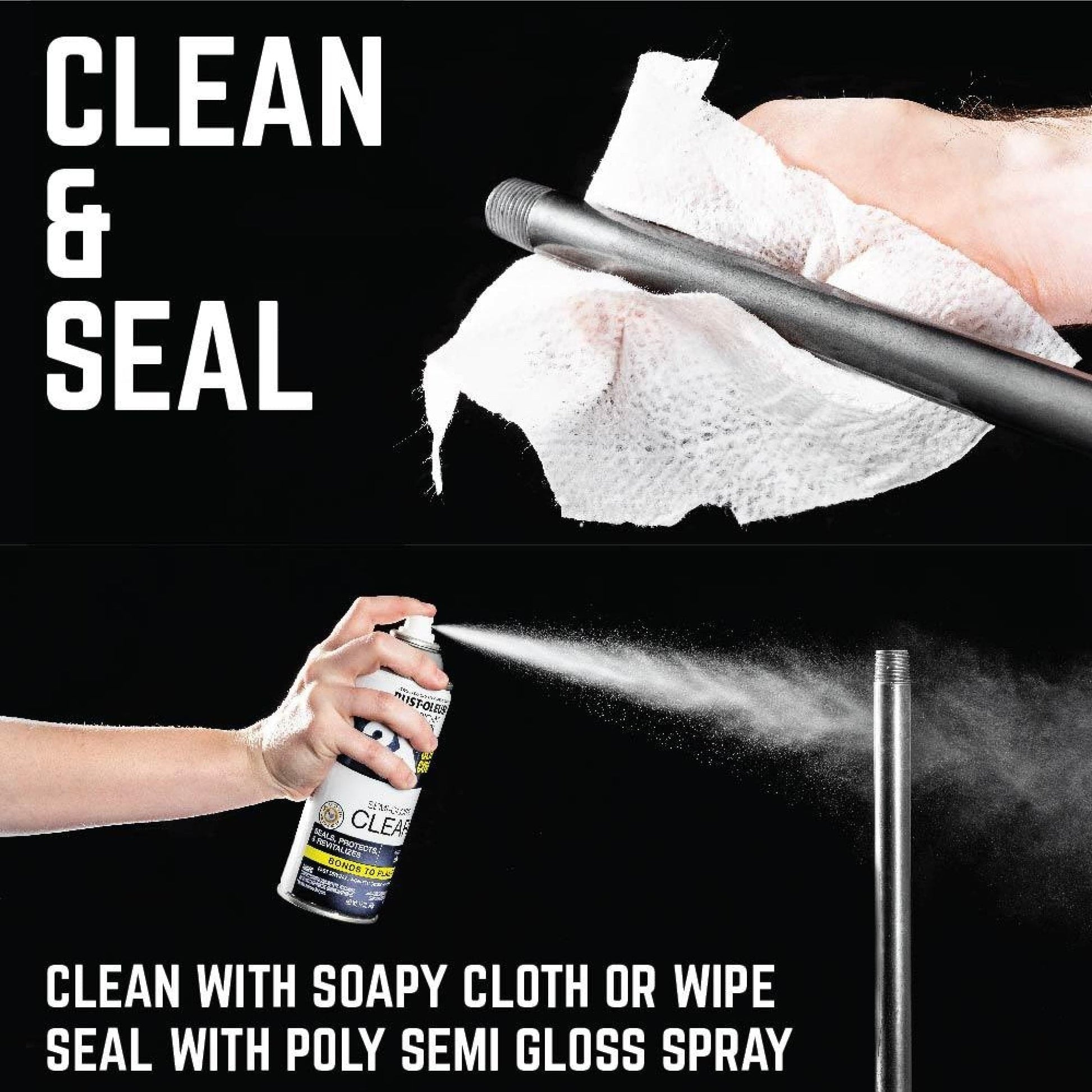 1 in. Heavy Duty H Round Flange Pipe Desk Legs - 2 Pack