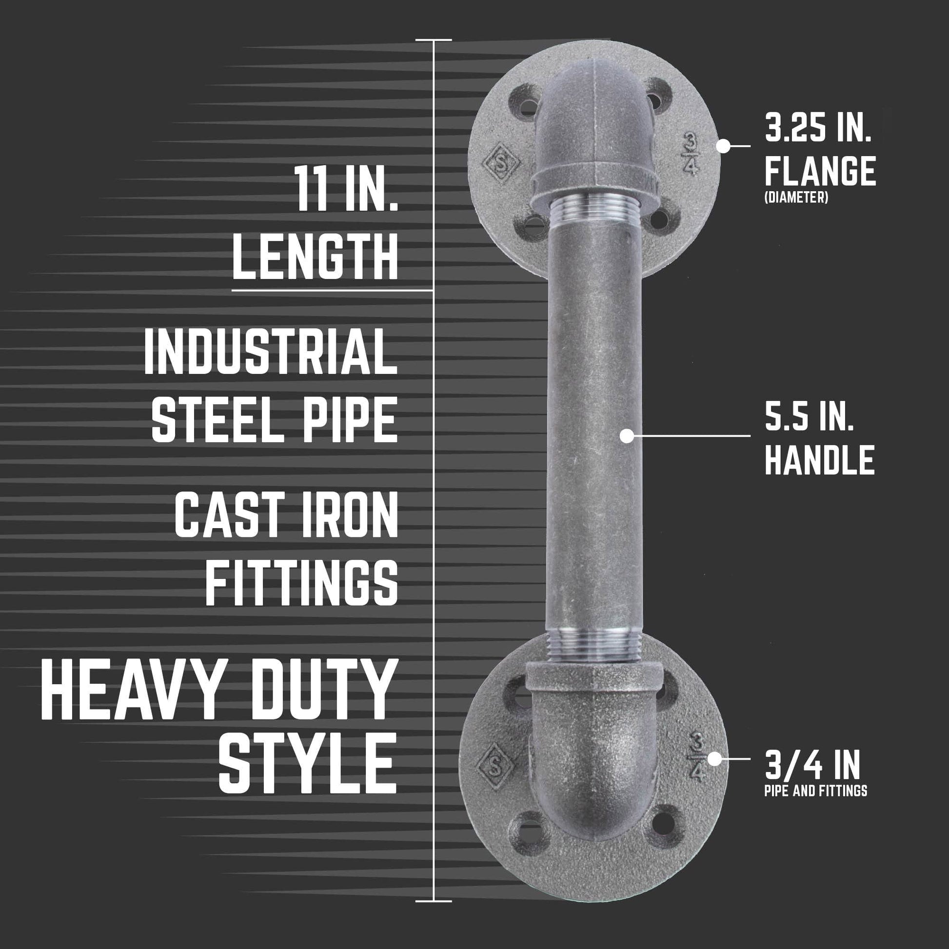 3/4 in. Classic Barn Door Handle - 11 in. L