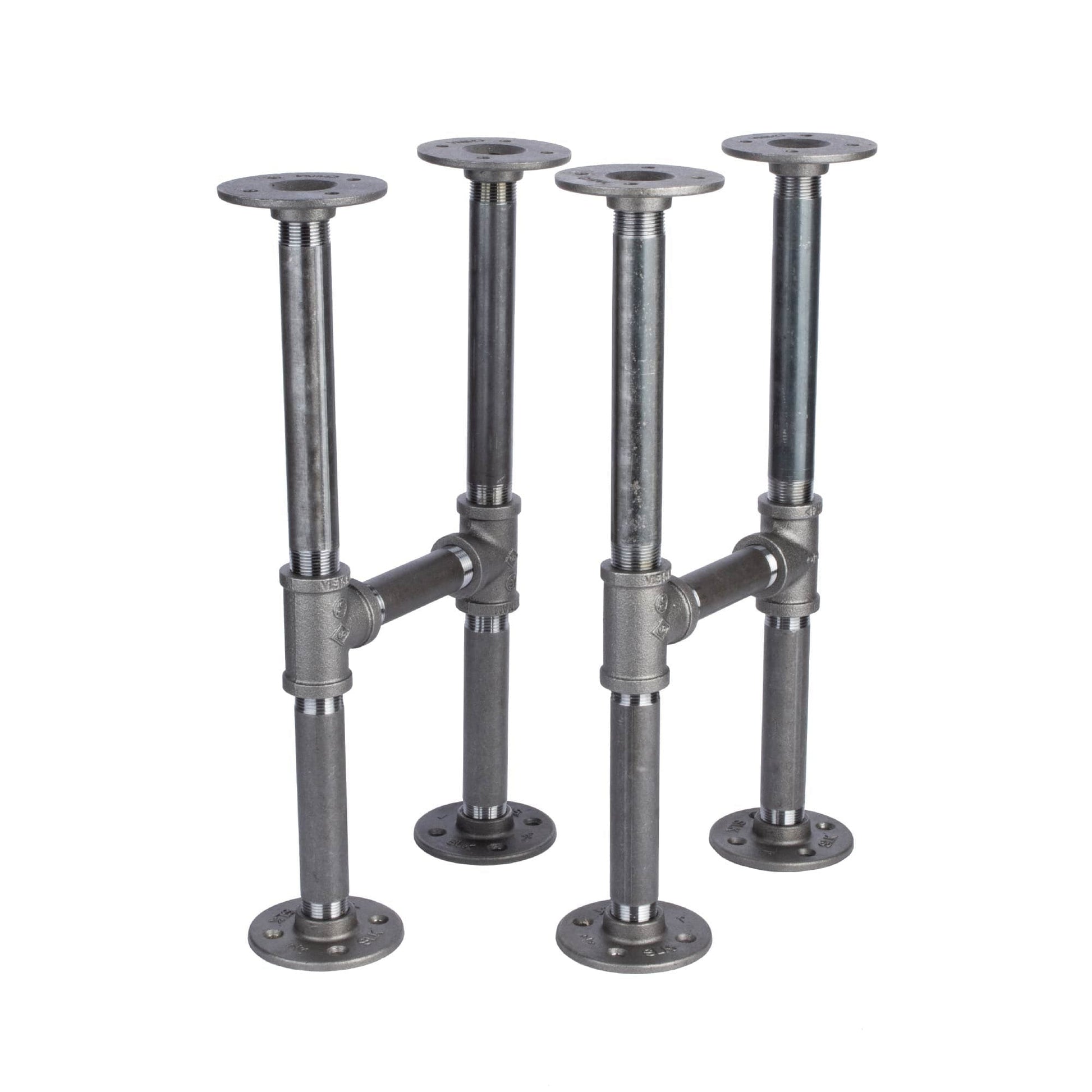3/4 in. H Round Flanges Pipe Kit for Bench Legs