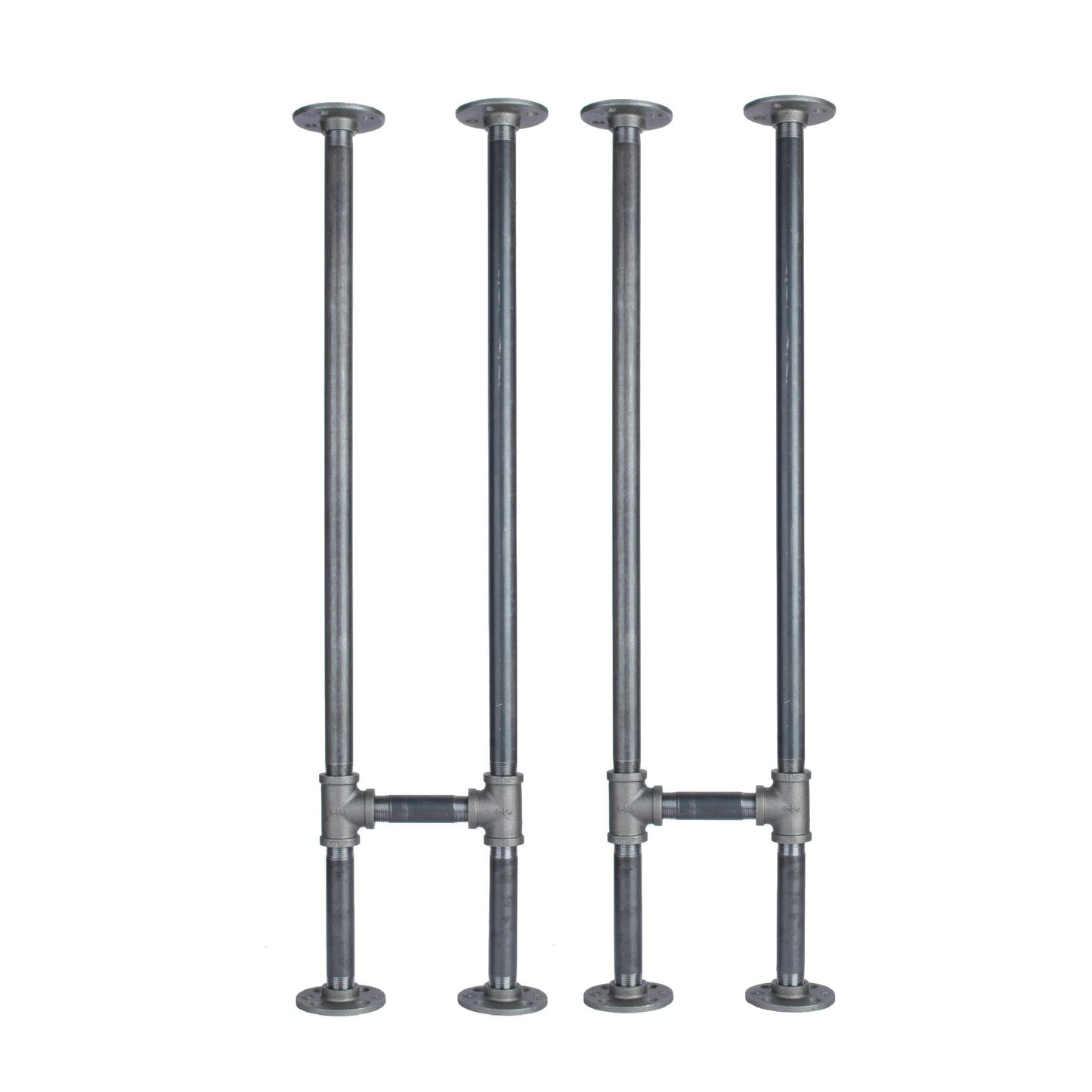 3/4 in. H Pipe Leg Kit Console Table, 9.75 in. W - 2 pack