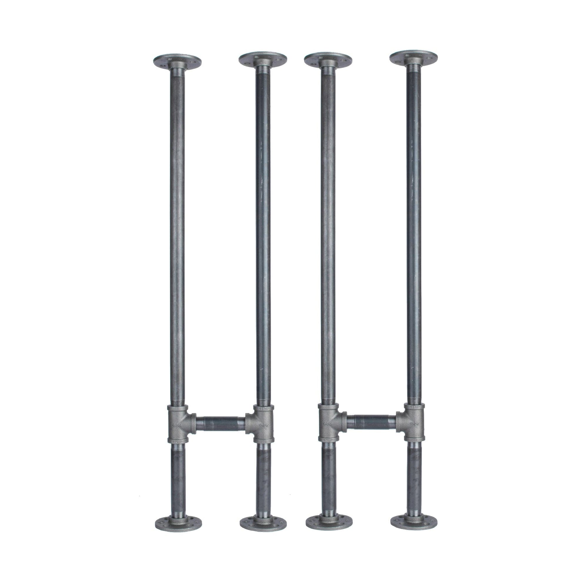 3/4 in. H Pipe Leg Kit Console Table, 9.75 in. W - 2 pack
