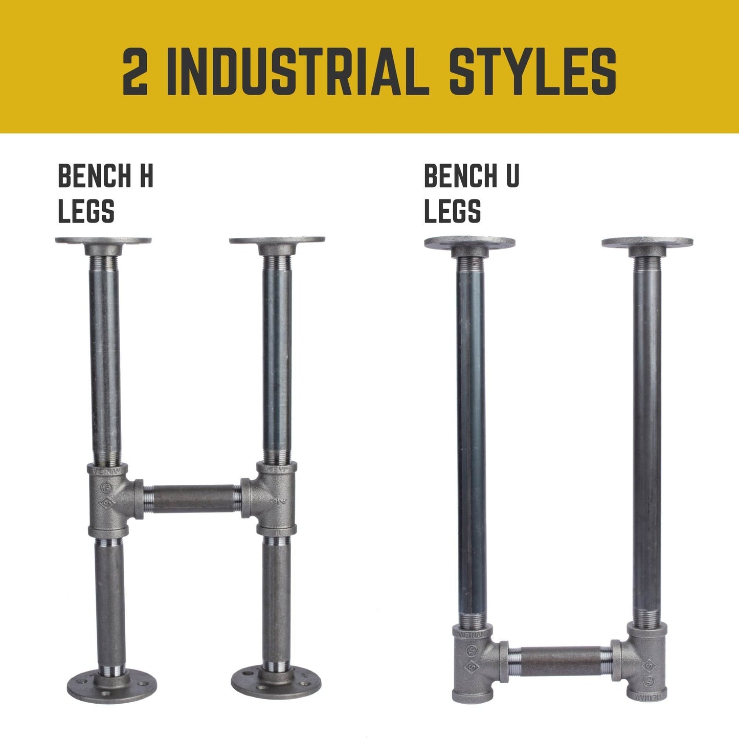 3/4 in. U Bench Leg Kit