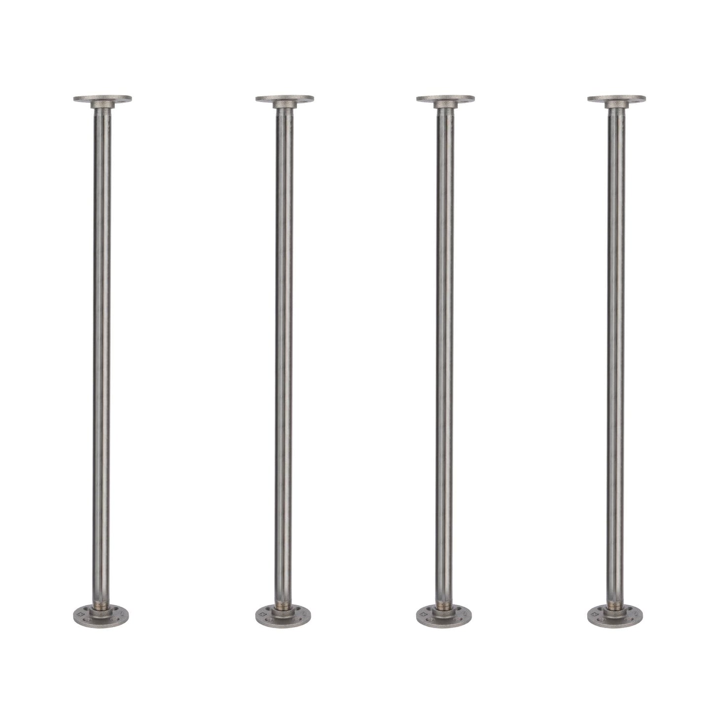 ¾ in. x 30 in. Round Flange Pipe Table Legs - 4 Pack