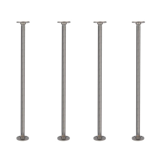 ¾ in. x 30 in. Round Flange Pipe Table Legs - 4 Pack