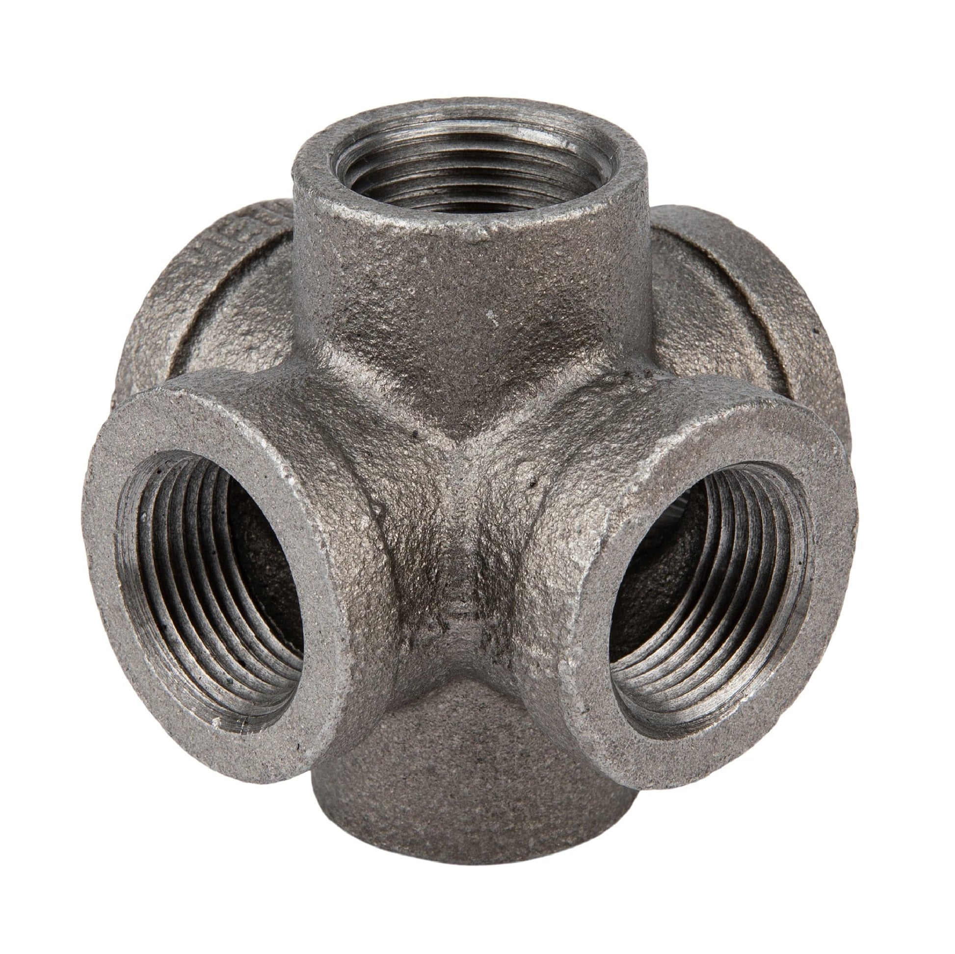 3/4 in. Black 6-Way Fitting