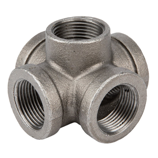 1 in. Black 5-Way Fitting