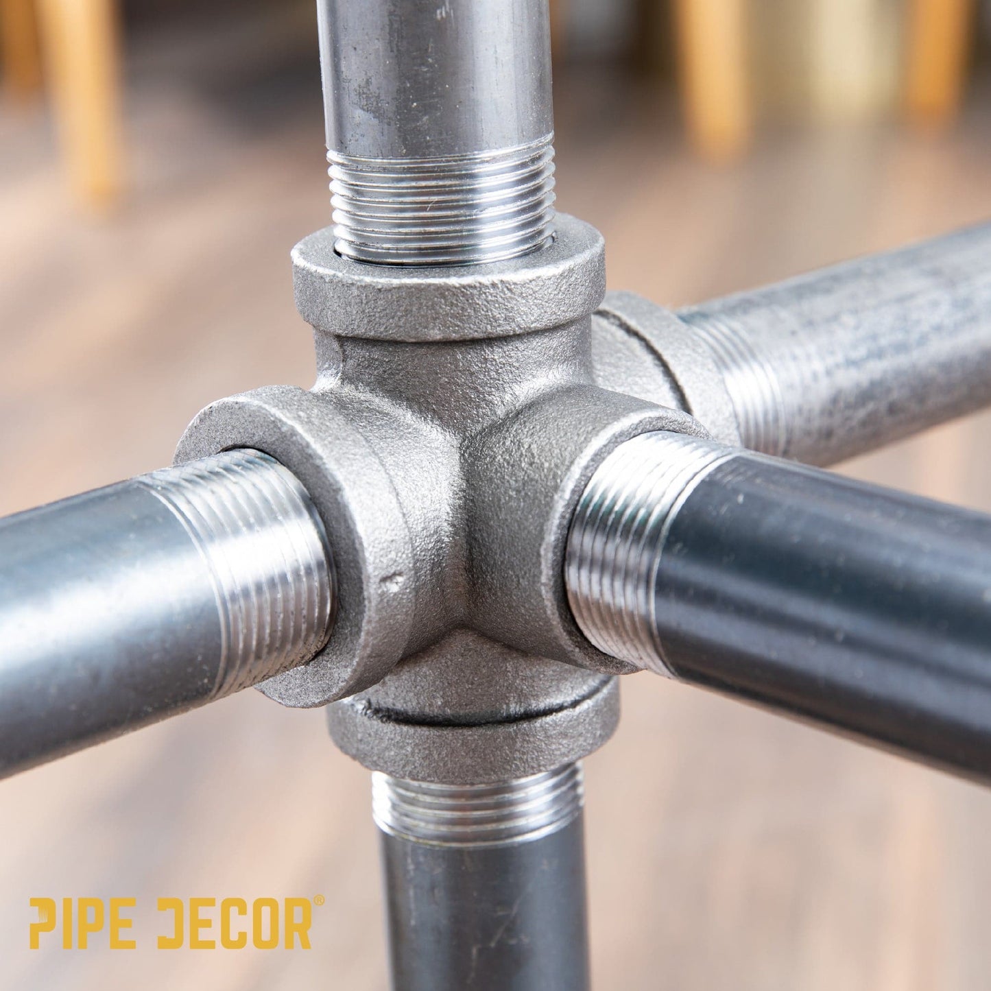 1 in. Black 5-Way Fitting