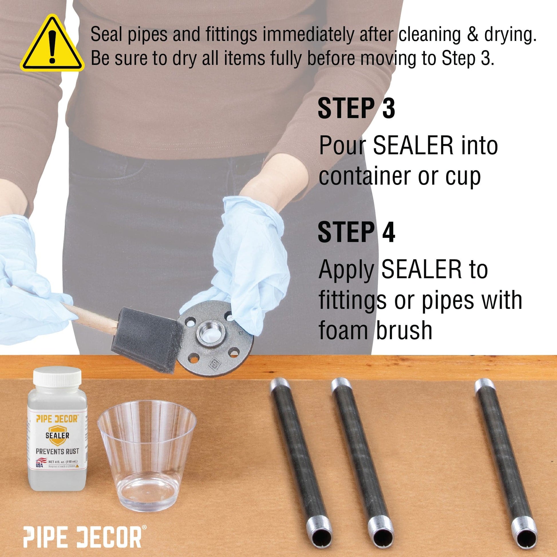 PIPE DECOR 4 oz. Sealer