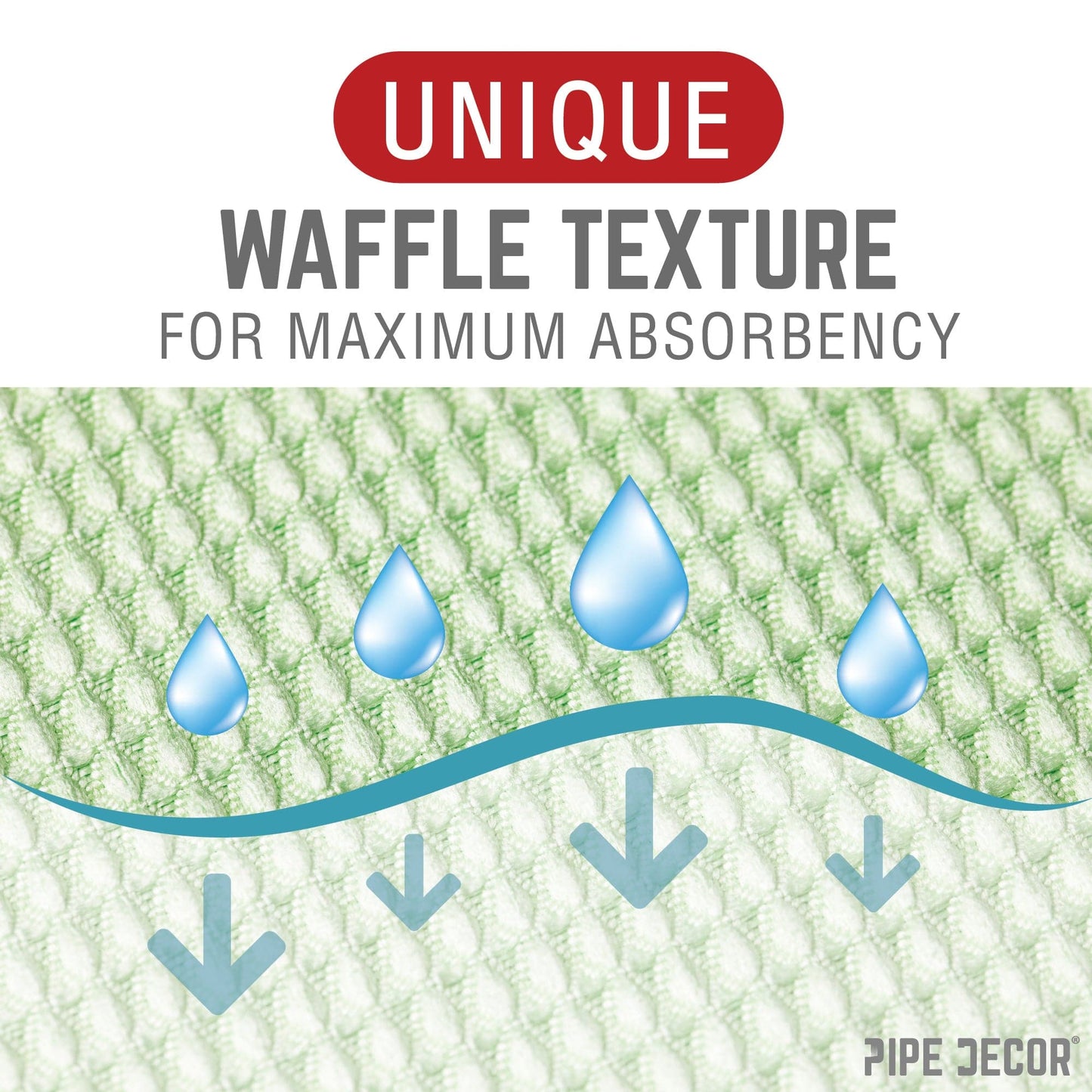 Microfiber Cleaning Cloth, Multi-purpose Lint-Free Towels, 12-Pack