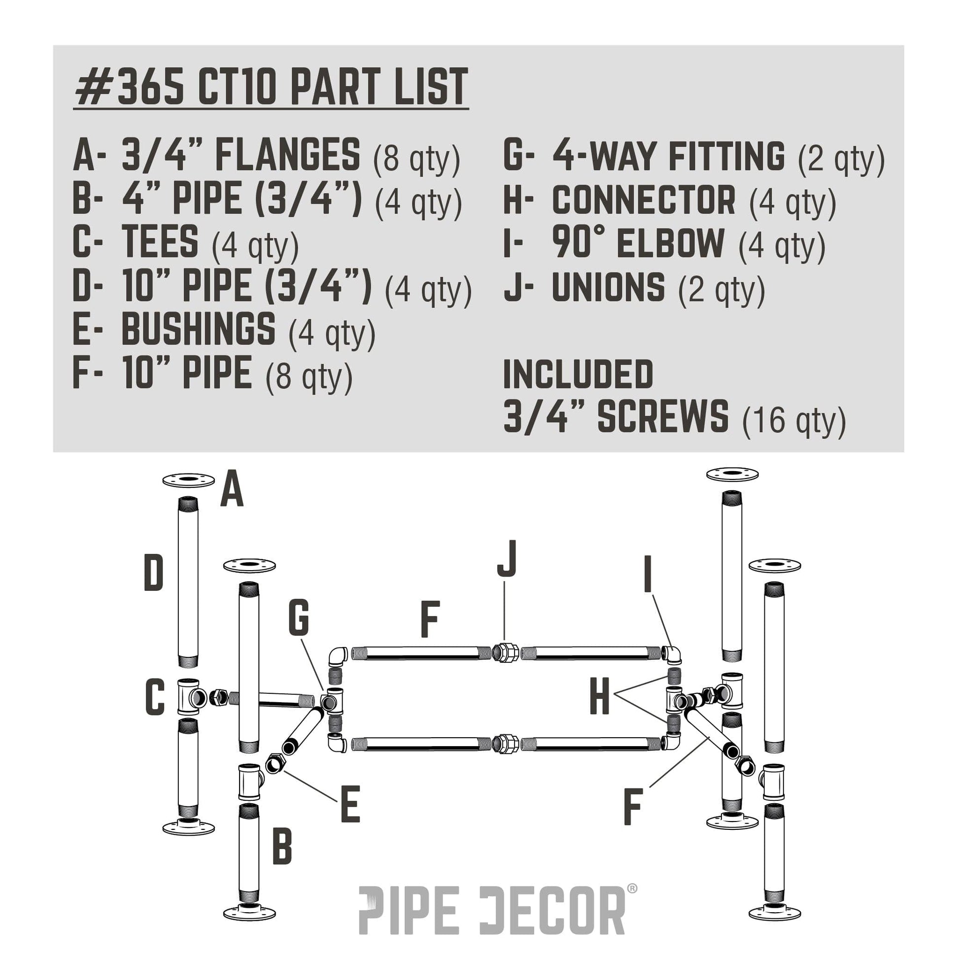 Loop Coffee Table By PIPE DECOR