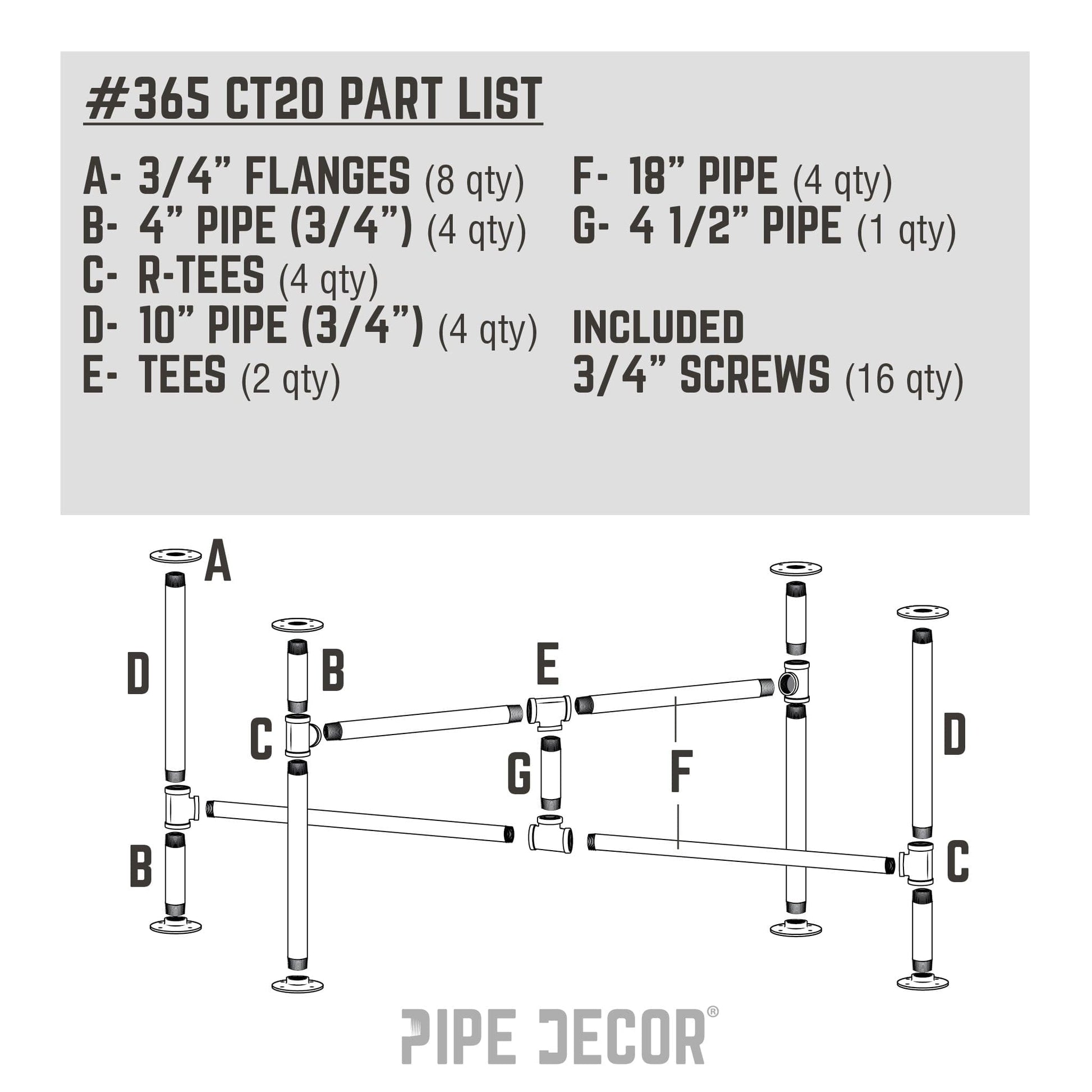 Turnpike Coffee Table By PIPE DECOR