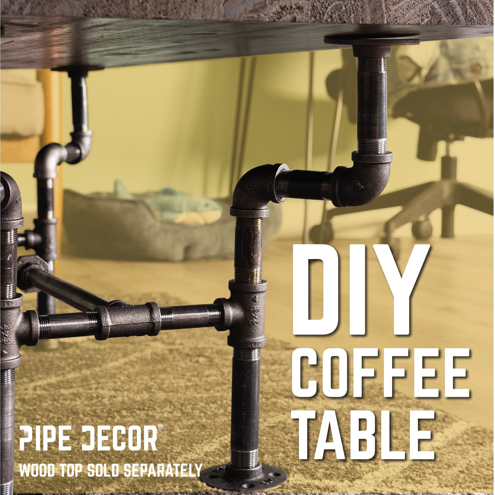 Streetlights Coffee Table By PIPE DECOR