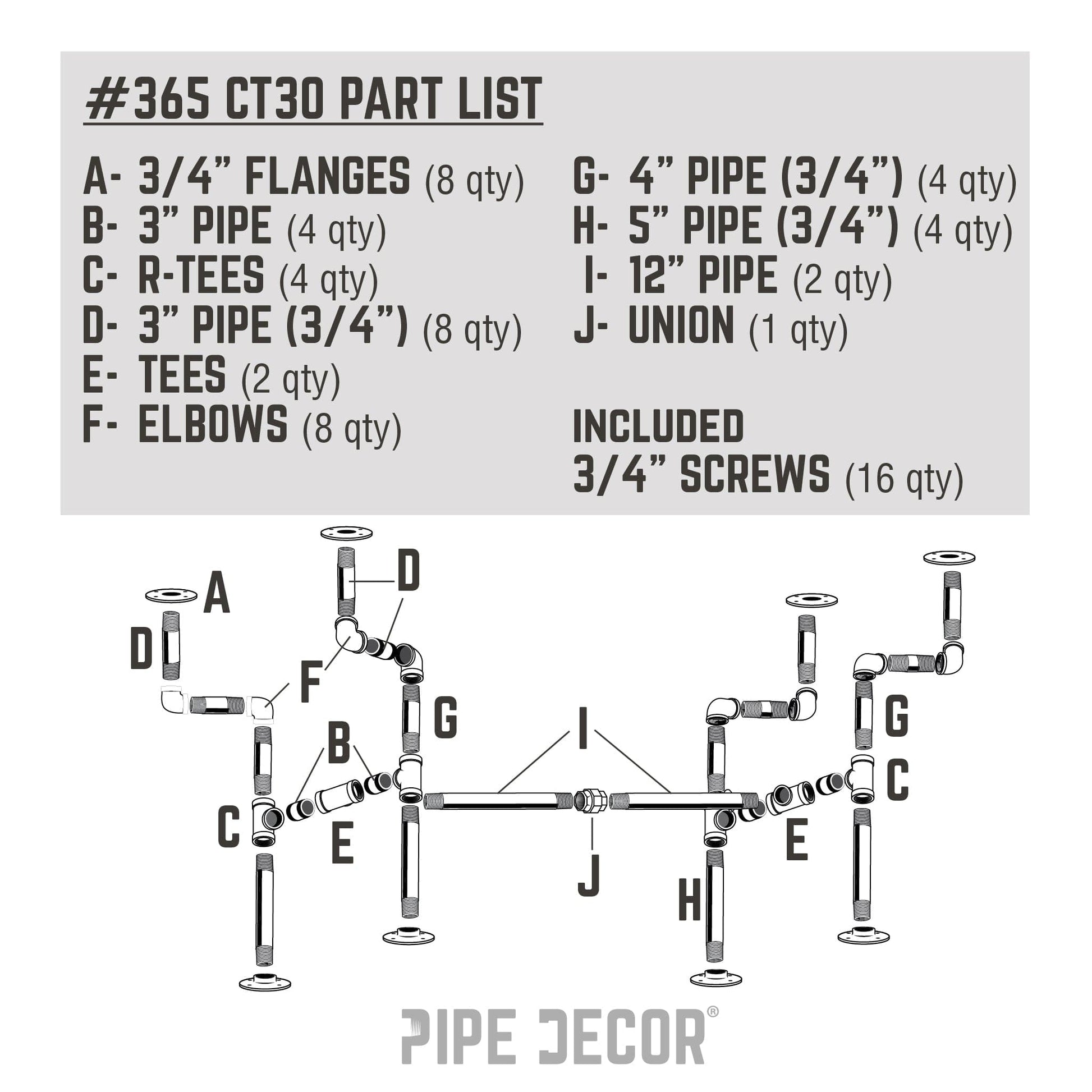 Streetlights Coffee Table By PIPE DECOR
