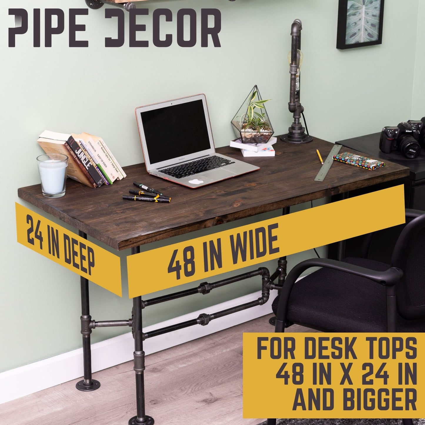 O Design Desk By PIPE DECOR