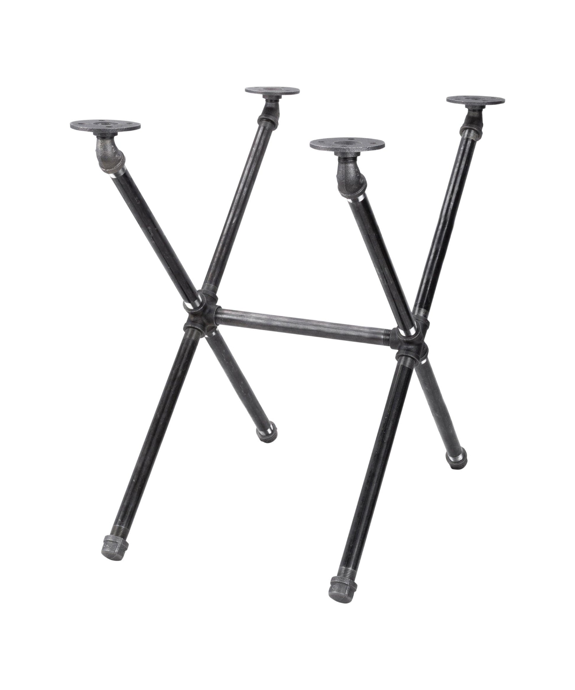 Criss Cross End Table By PIPE DECOR