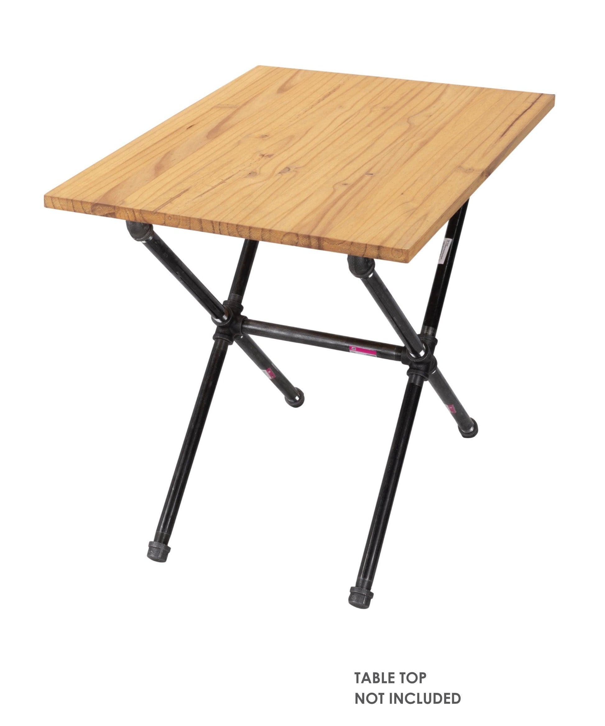 Criss Cross End Table By PIPE DECOR