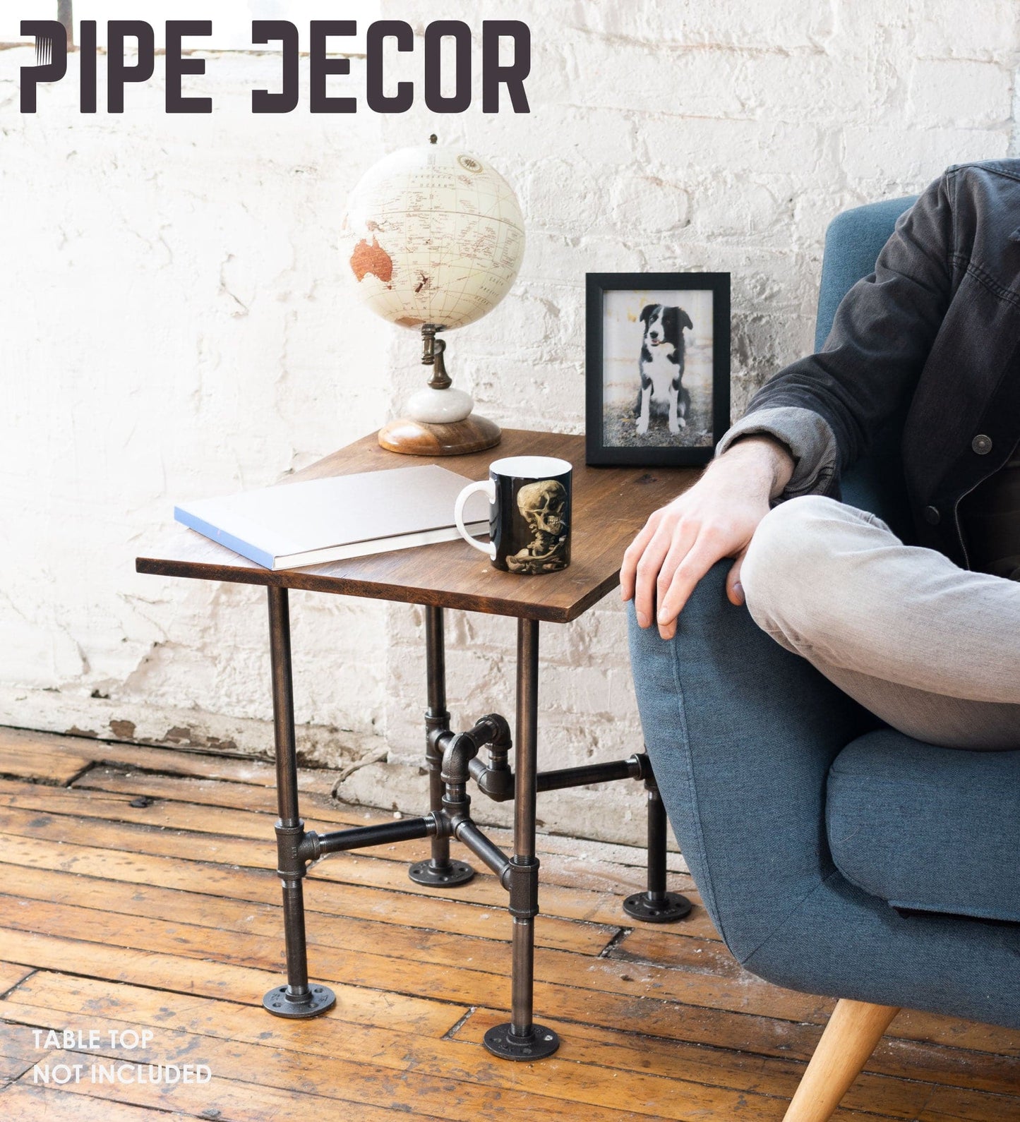 Underpass End Table By PIPE DECOR