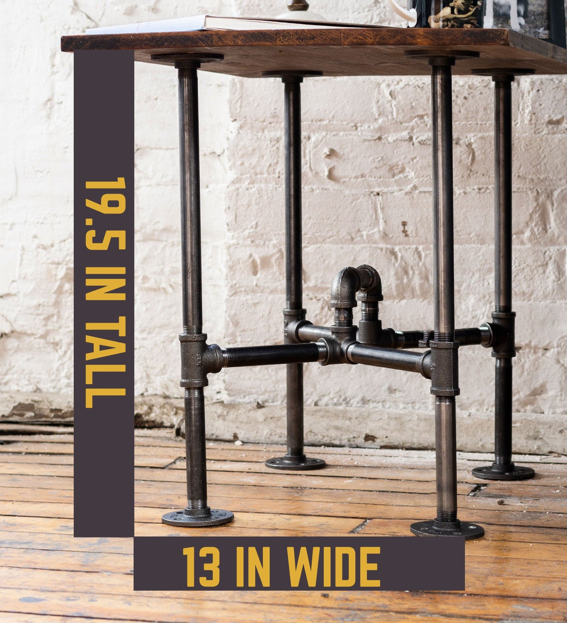 Underpass End Table By PIPE DECOR