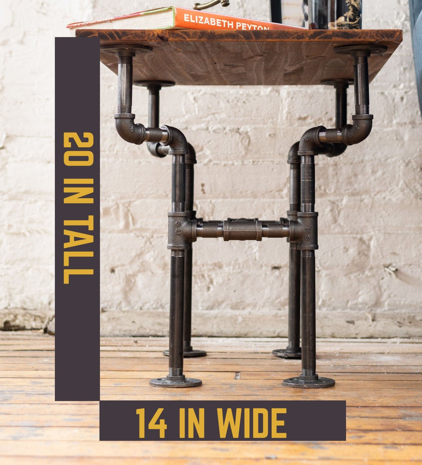 Streetlights End Table By PIPE DECOR