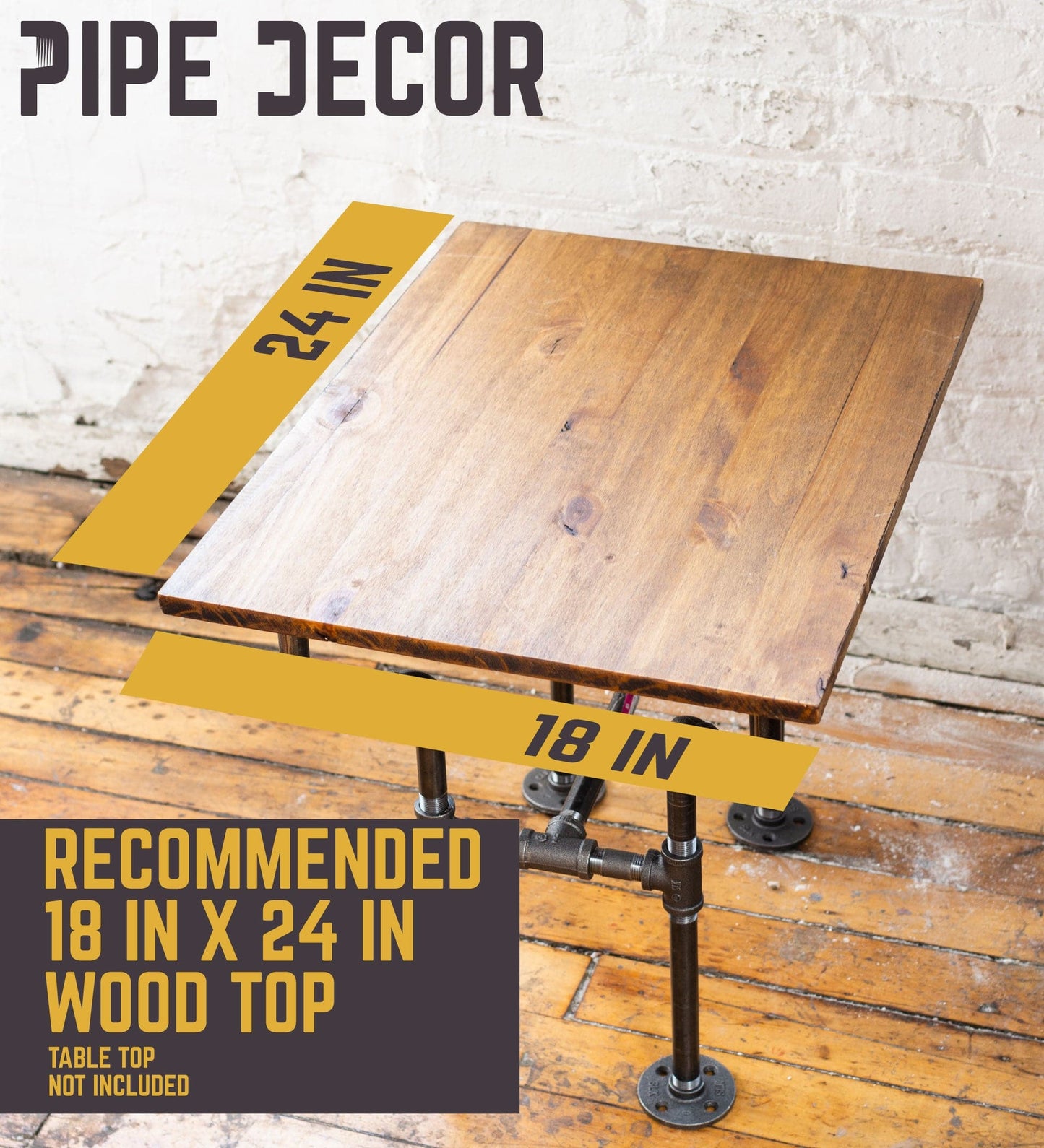 Streetlights End Table By PIPE DECOR