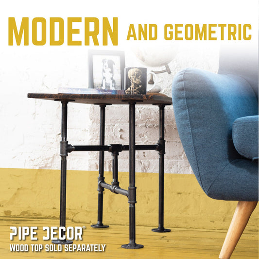 Turnpike End Table By PIPE DECOR