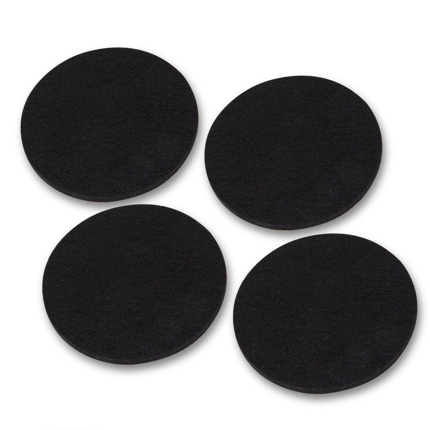 Heavy Duty Round Felt Pad for 1/2 in. Pipe Floor Flange, 2.75 in. Diameter (4-Pack)