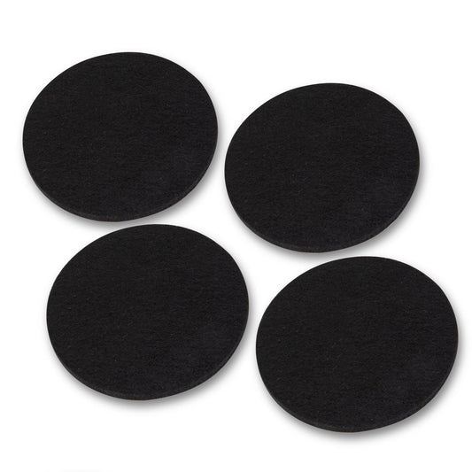 Heavy Duty Round Felt Pad for 1/2 in. Pipe Floor Flange, 2.75 in. Diameter (4-Pack)