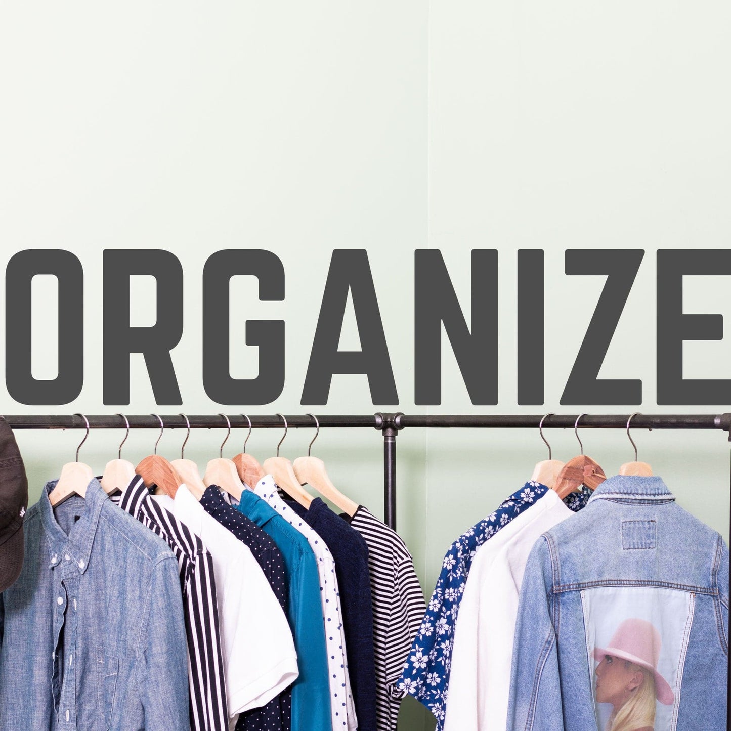 Wall And Floor Mounted Clothing Rack By PIPE DECOR