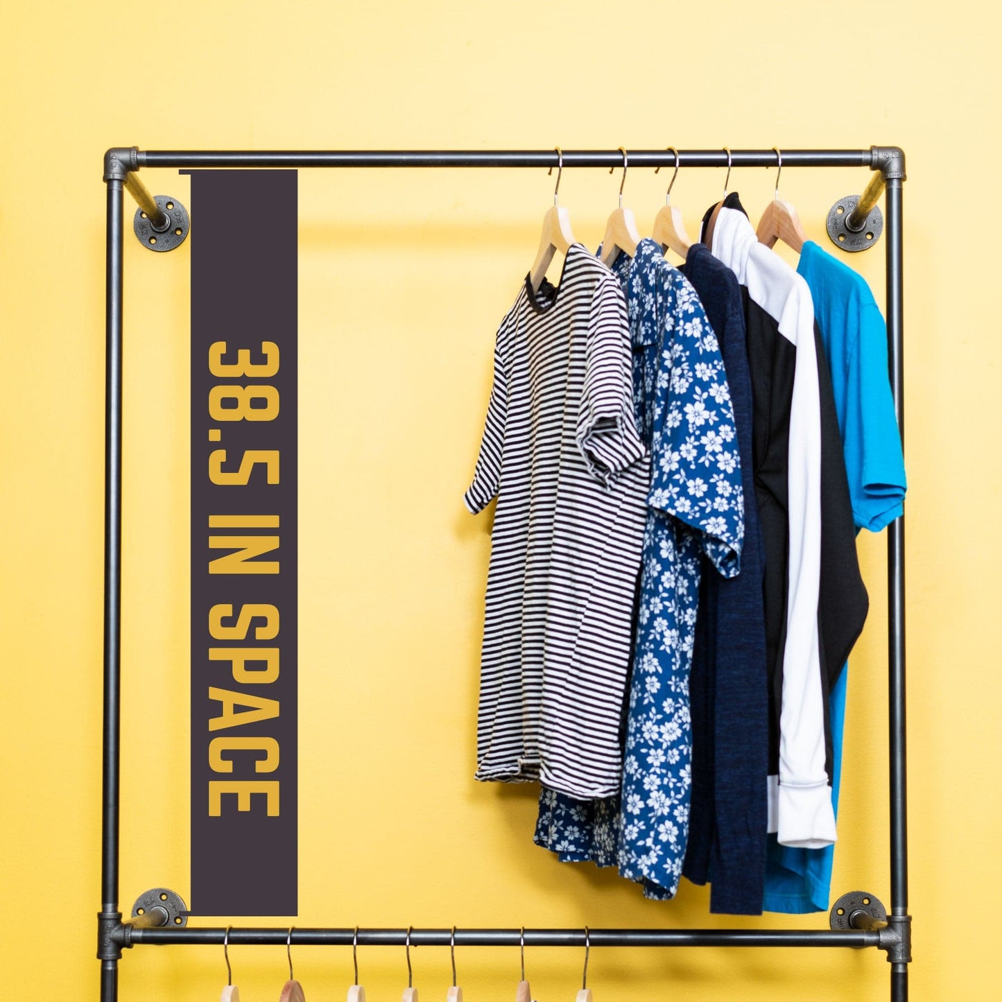 Freestanding Double Clothing Rack