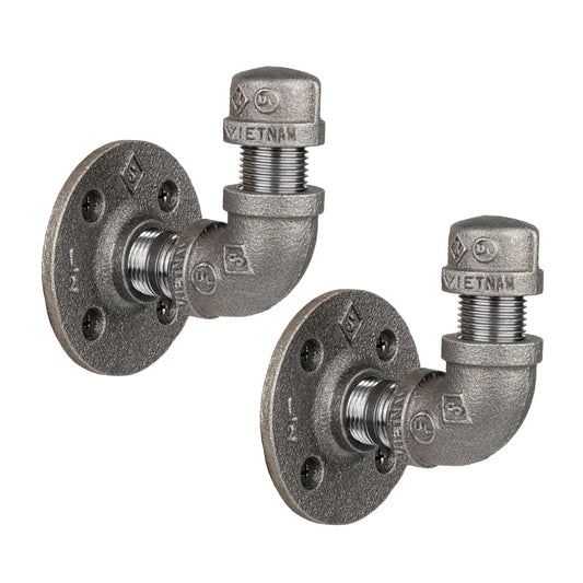 90 Degree Elbow Wall Hook Kit (2 Pack)