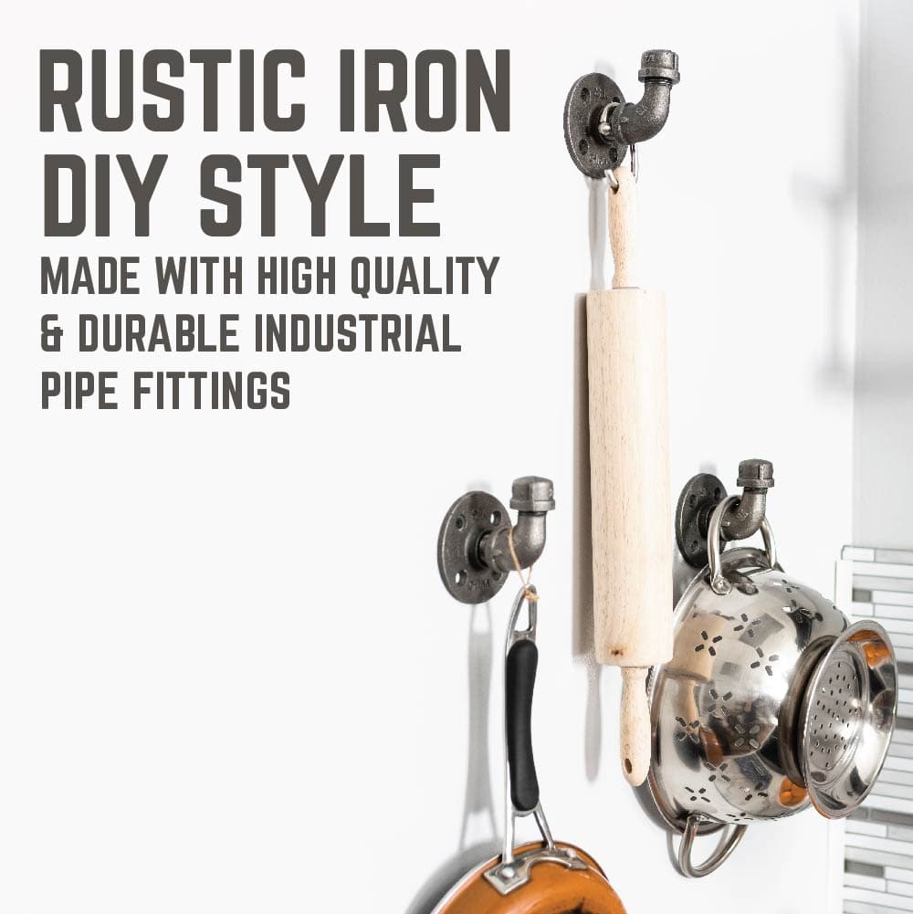 Wall Hook 3 Pack By PIPE DECOR