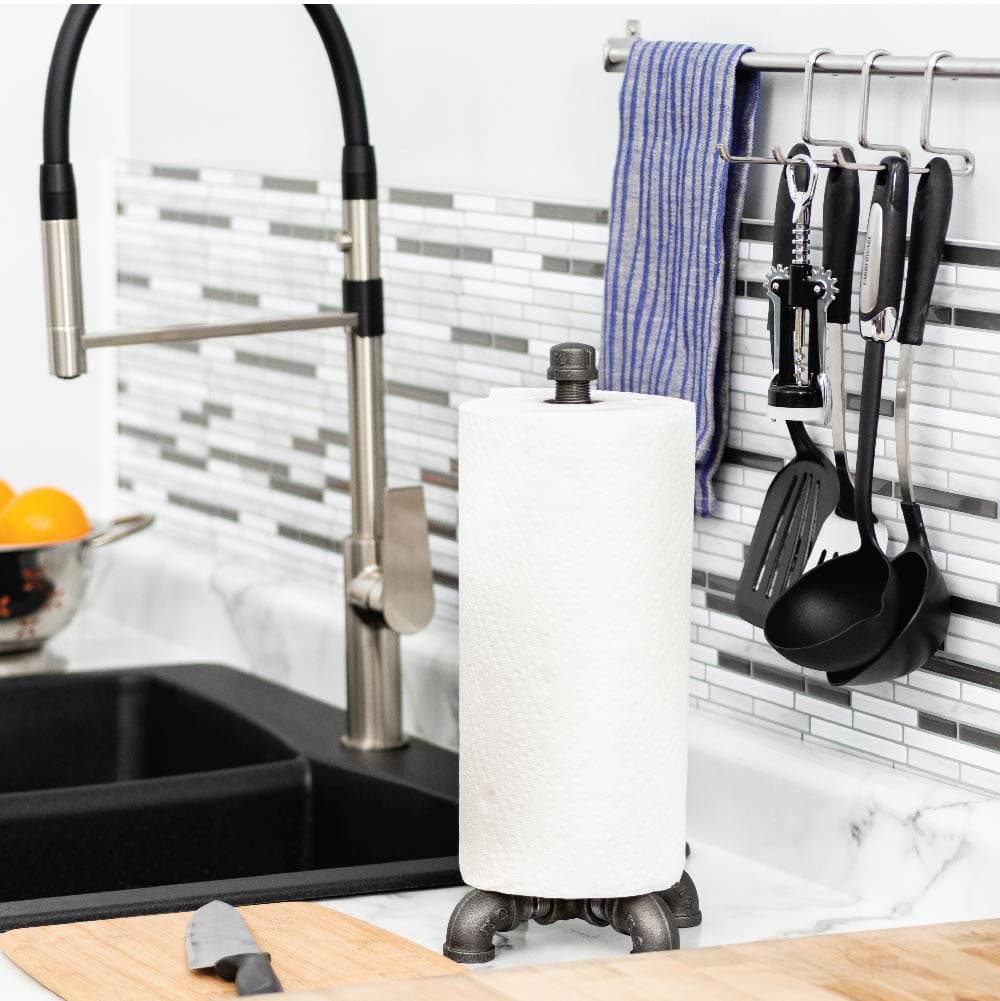 Paper Towel Holder By PIPE DECOR