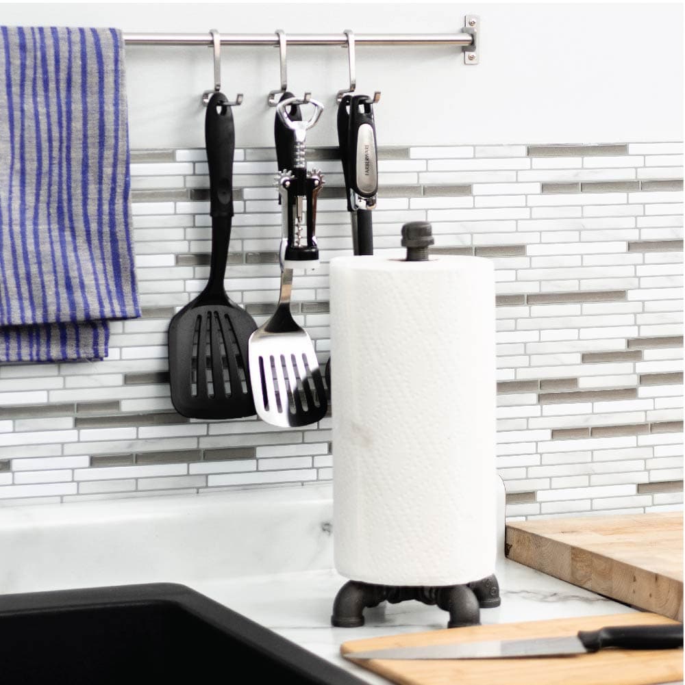 Paper Towel Holder By PIPE DECOR