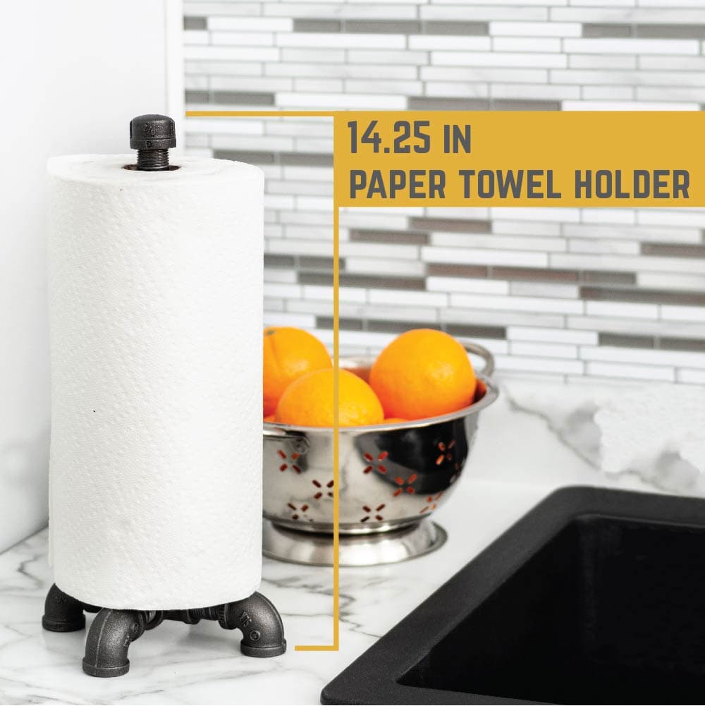 Paper Towel Holder By PIPE DECOR
