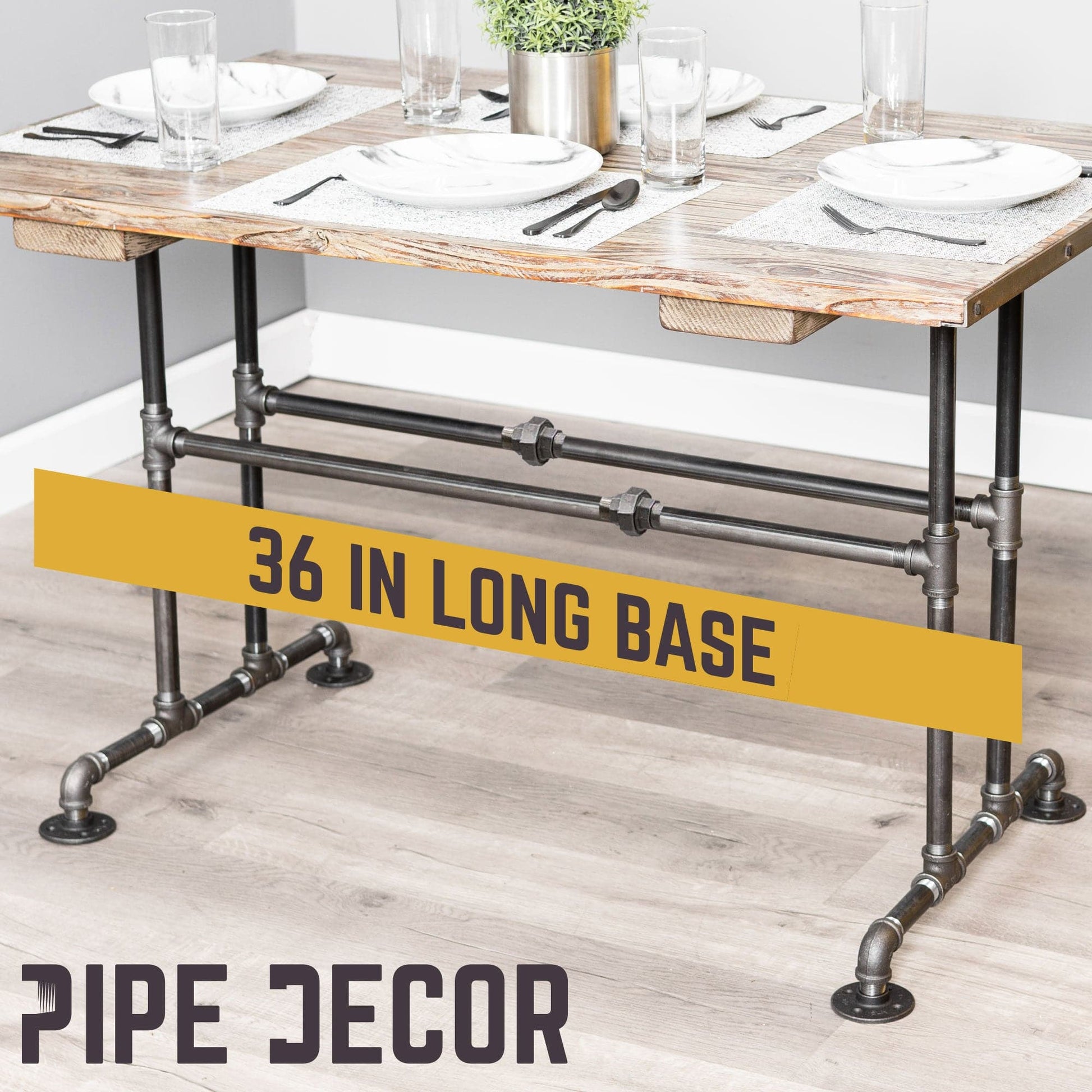Bridge Kitchen Table By PIPE DECOR