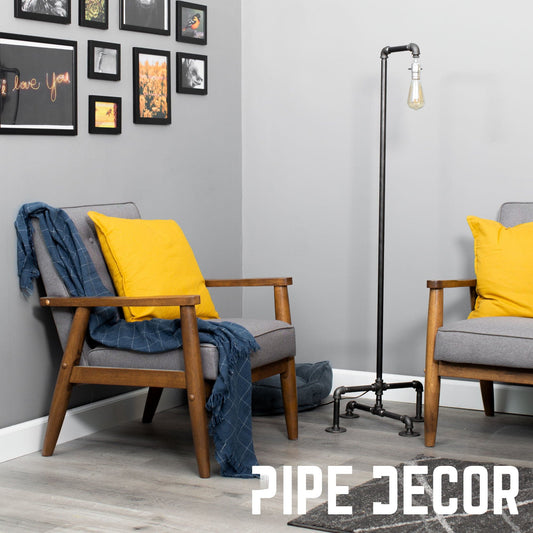 Reader Floor Lamp By PIPE DECOR