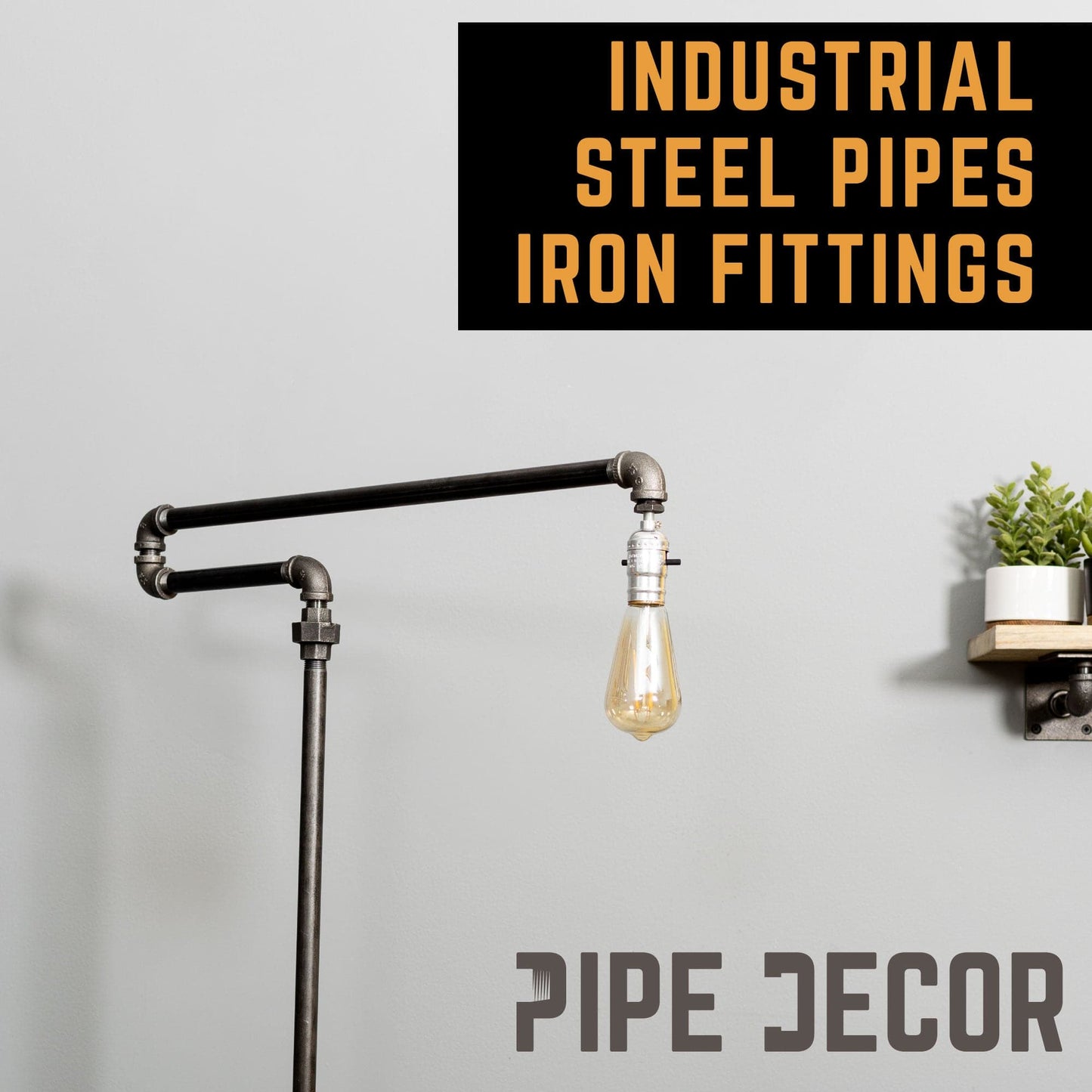 Hanger Floor Lamp By PIPE DECOR