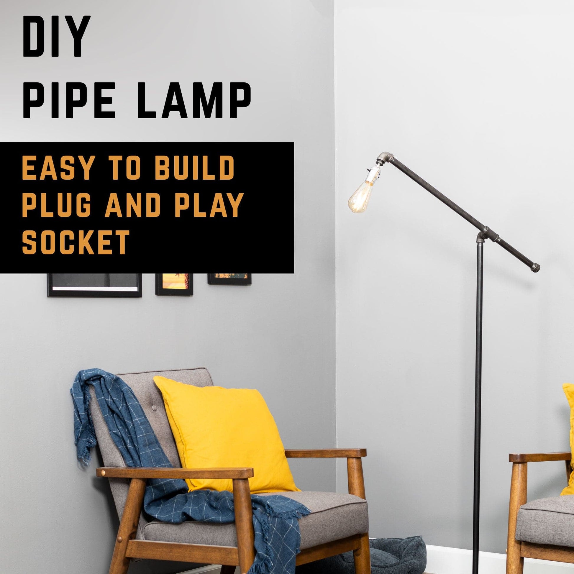 Telescope Floor Lamp By PIPE DECOR