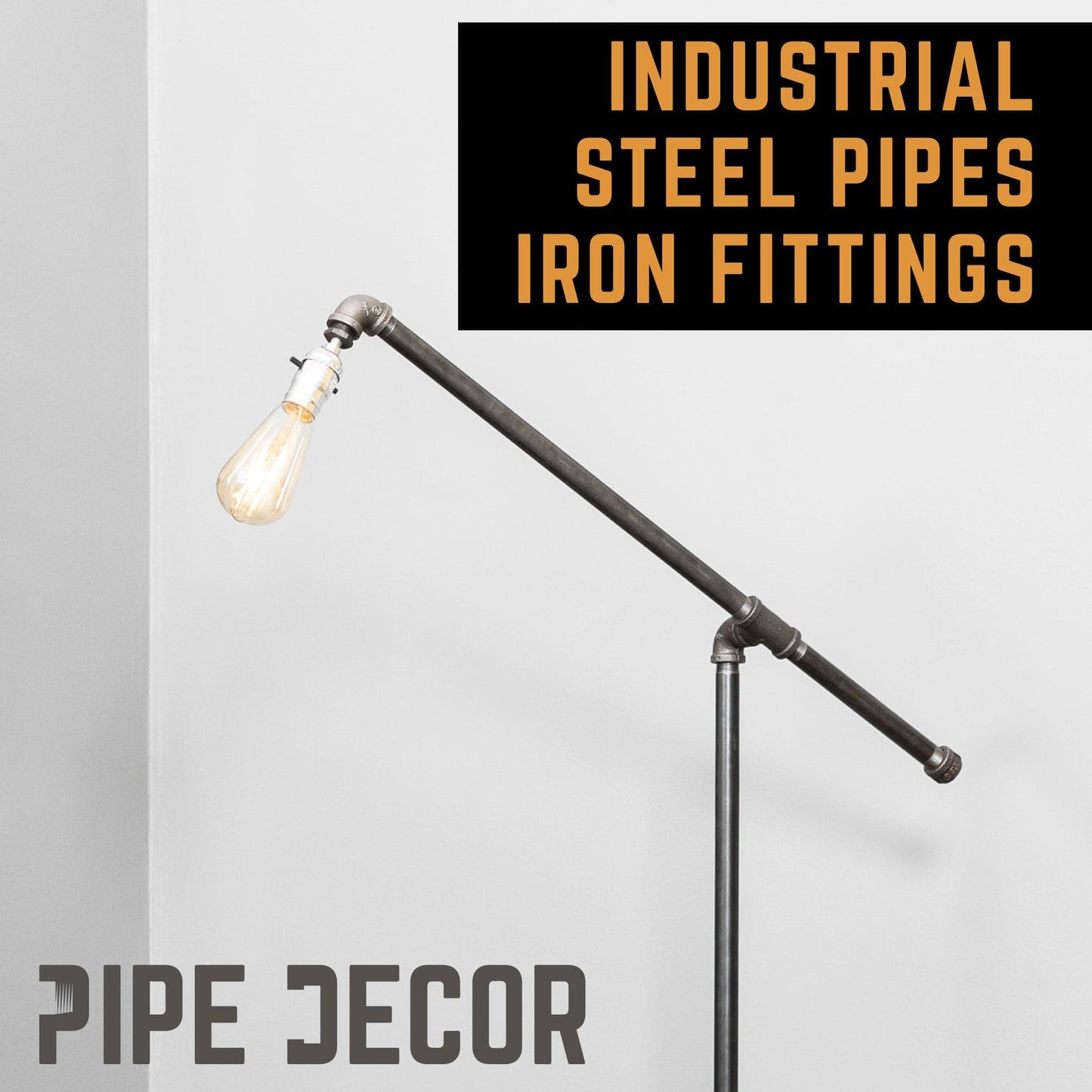 Telescope Floor Lamp By PIPE DECOR