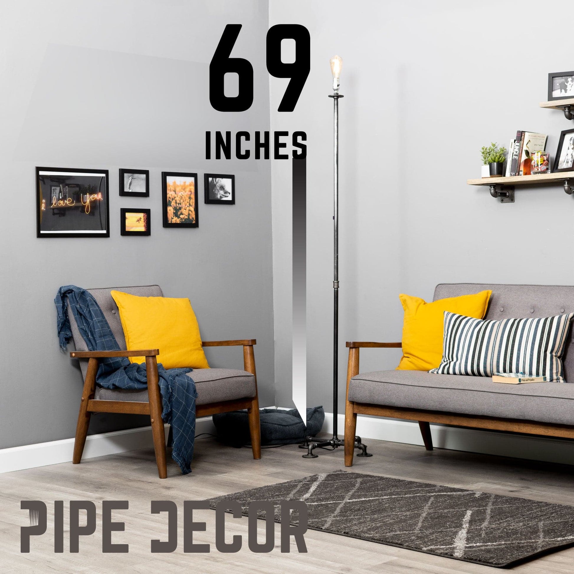 Torch Floor Lamp By PIPE DÉCOR