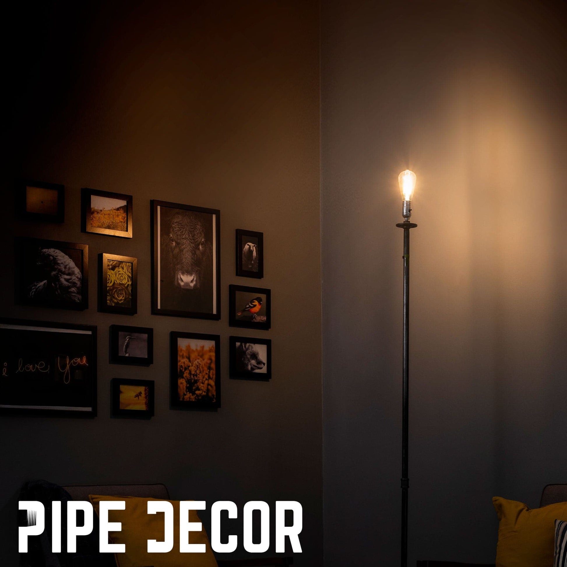 Torch Floor Lamp By PIPE DÉCOR