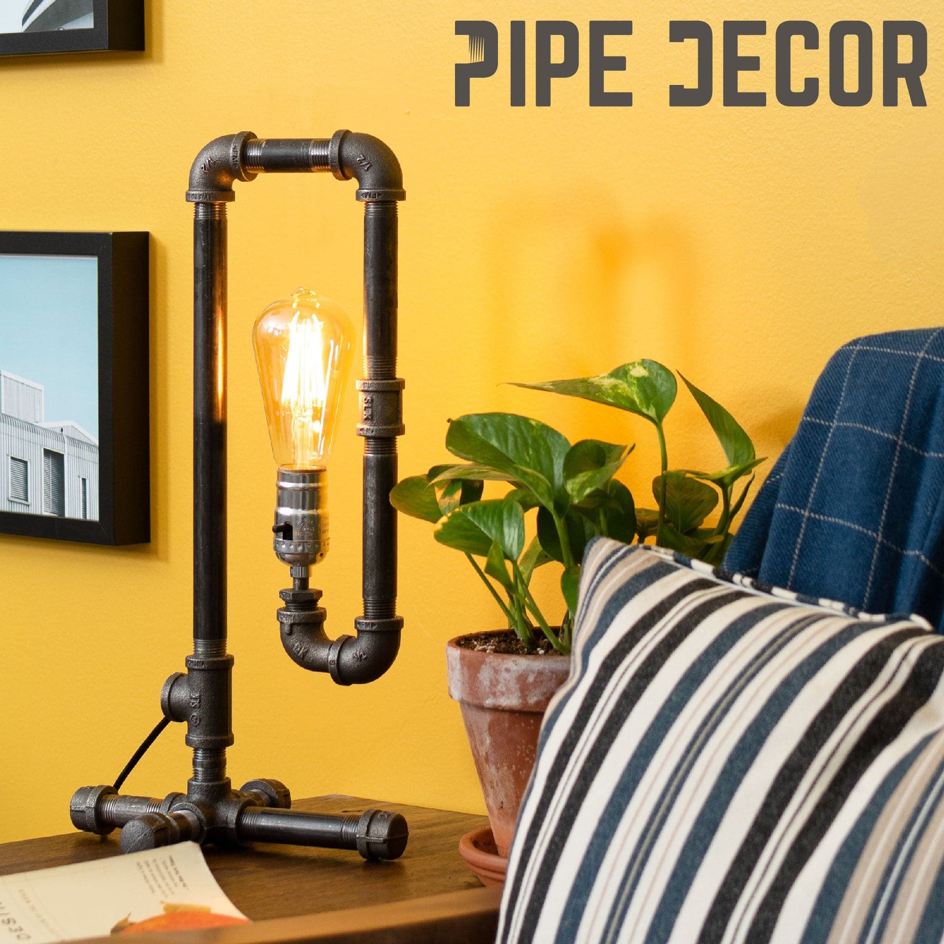 Convertible Table Lamp By PIPE DECOR