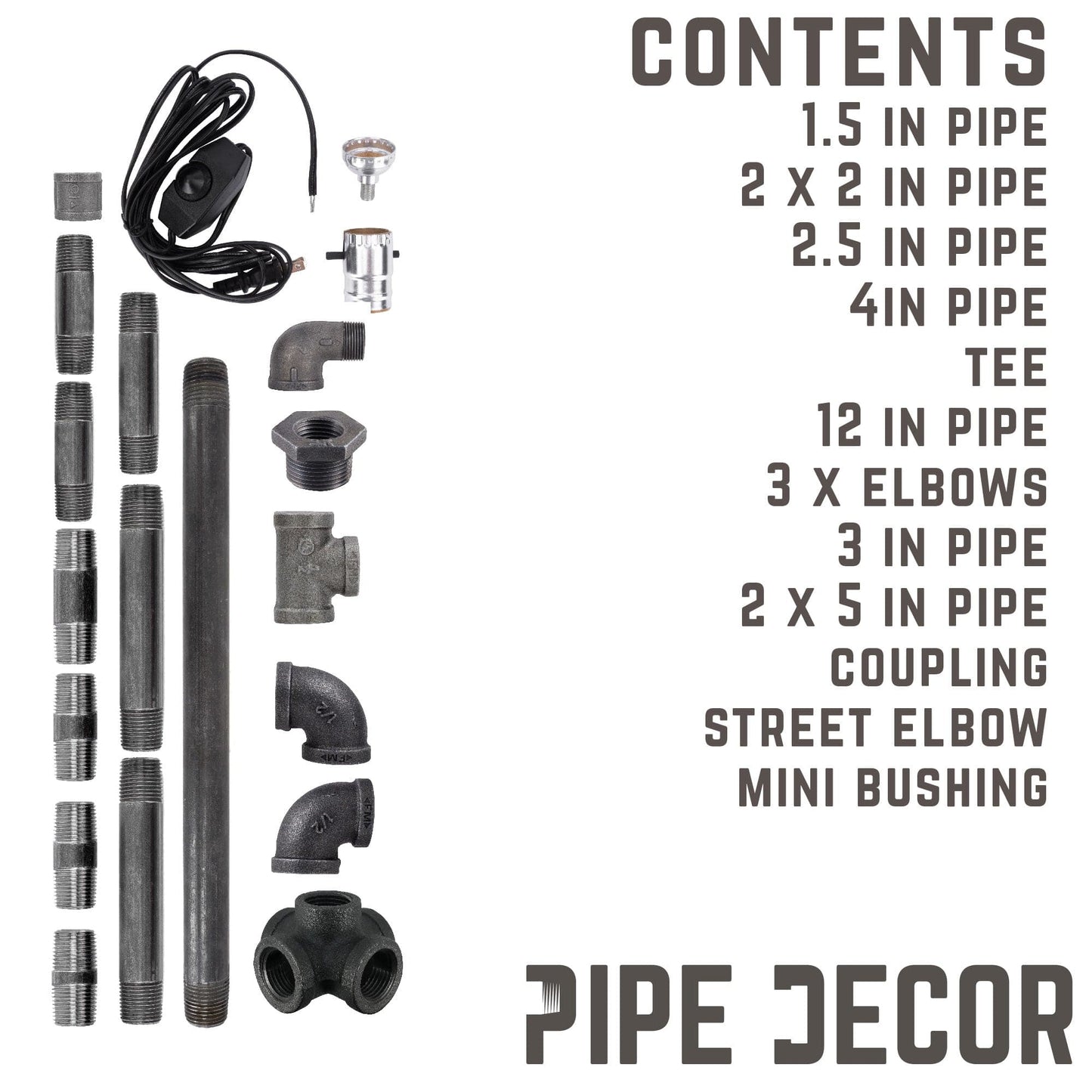 Convertible Table Lamp By PIPE DECOR