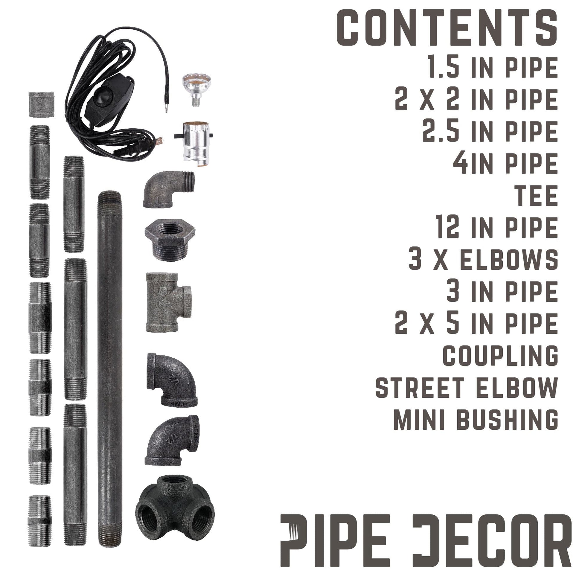 Convertible Table Lamp By PIPE DECOR