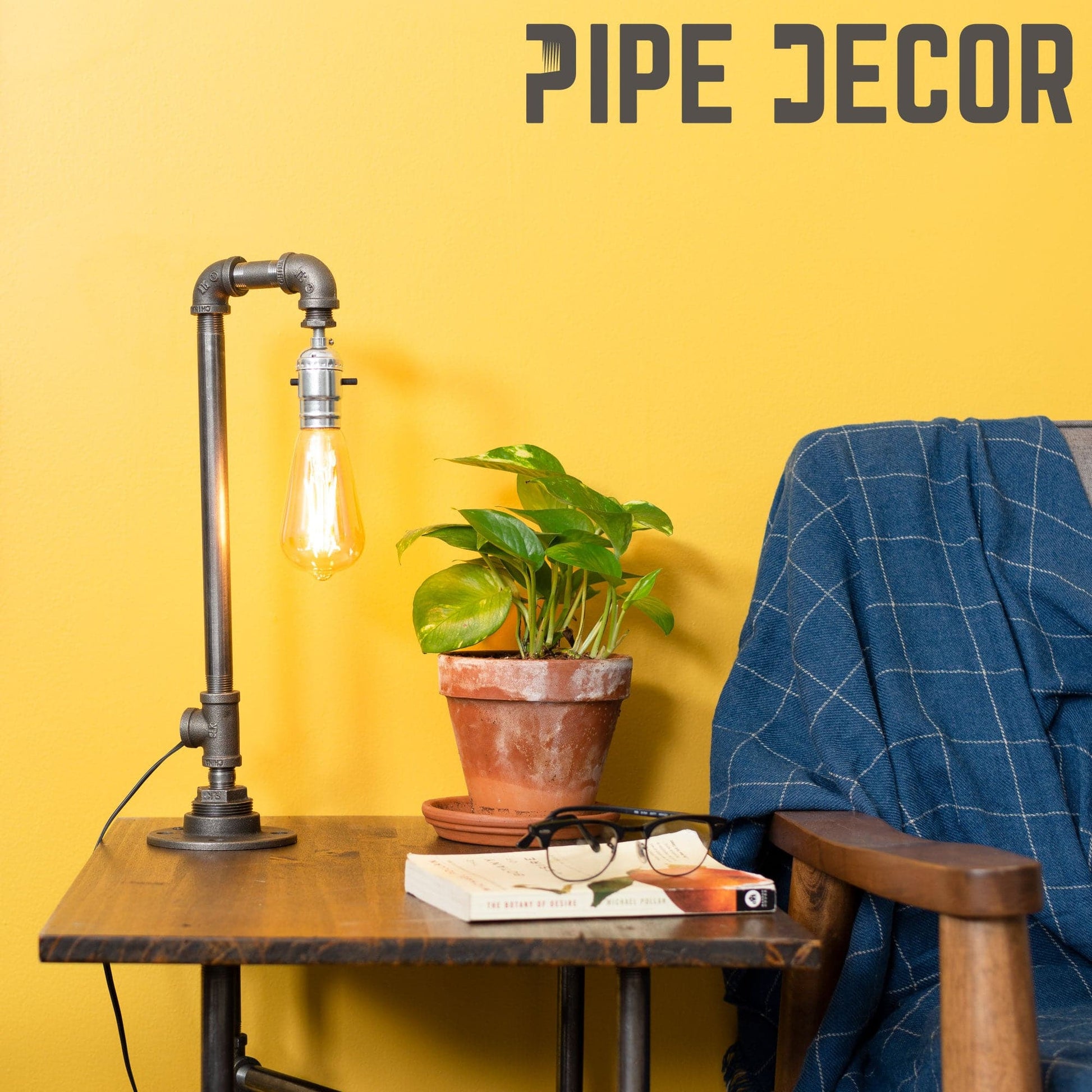 Reader Table Lamp By PIPE DECOR